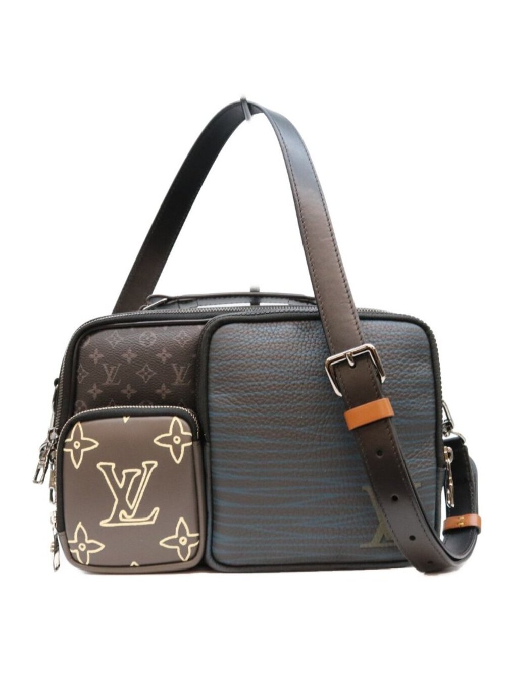 Louis Vuitton Monogram Eclipse Messenger Multi Pocket Shoulder Bag